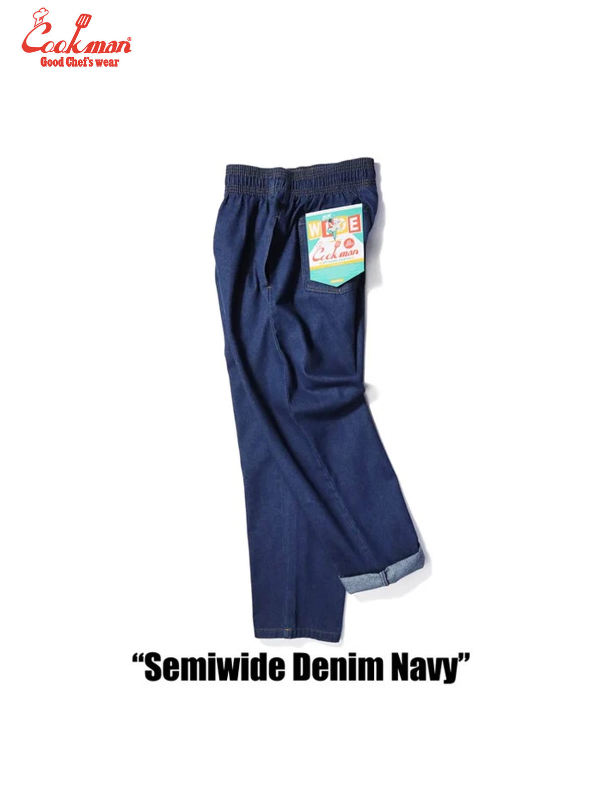 Chef Pants Semiwide- Denim : Navy