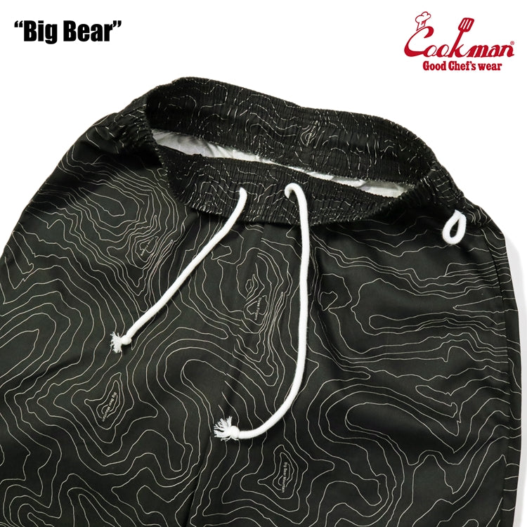 Cookman Chef Short Pants Front Pocket - Big Bear : Black