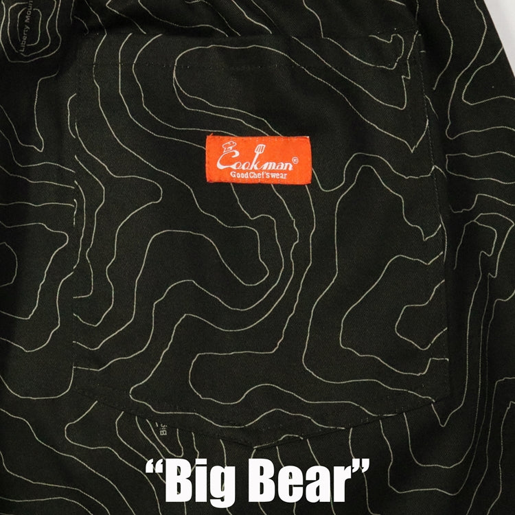Cookman Chef Short Pants Front Pocket - Big Bear : Black
