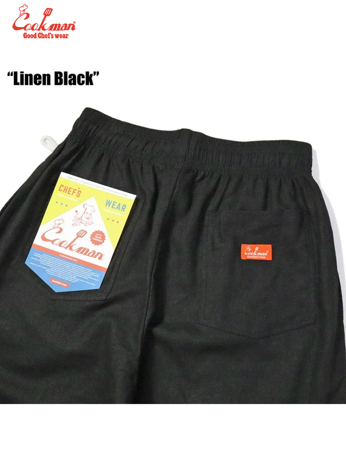 Chef Pants - Linen : Black
