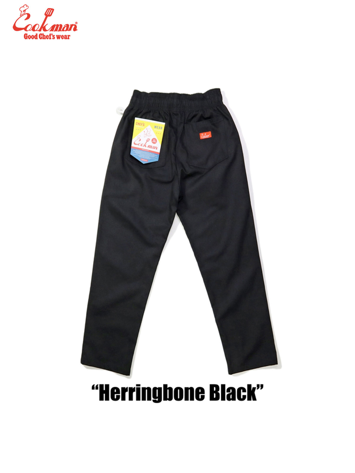 Chef Pants - Herringbone : Black