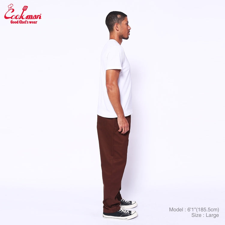 Cookman Chef Pants - Herringbone : Chocolate