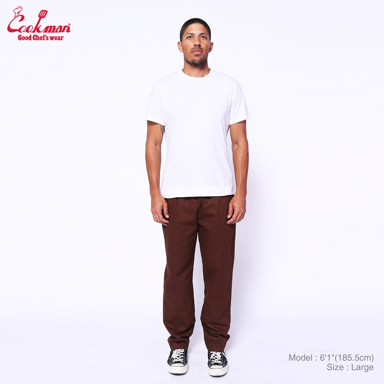 Cookman Chef Pants - Herringbone : Chocolate