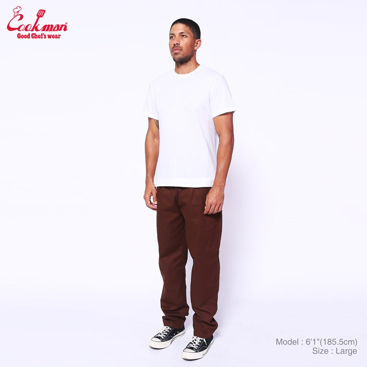 Cookman Chef Pants - Herringbone : Chocolate