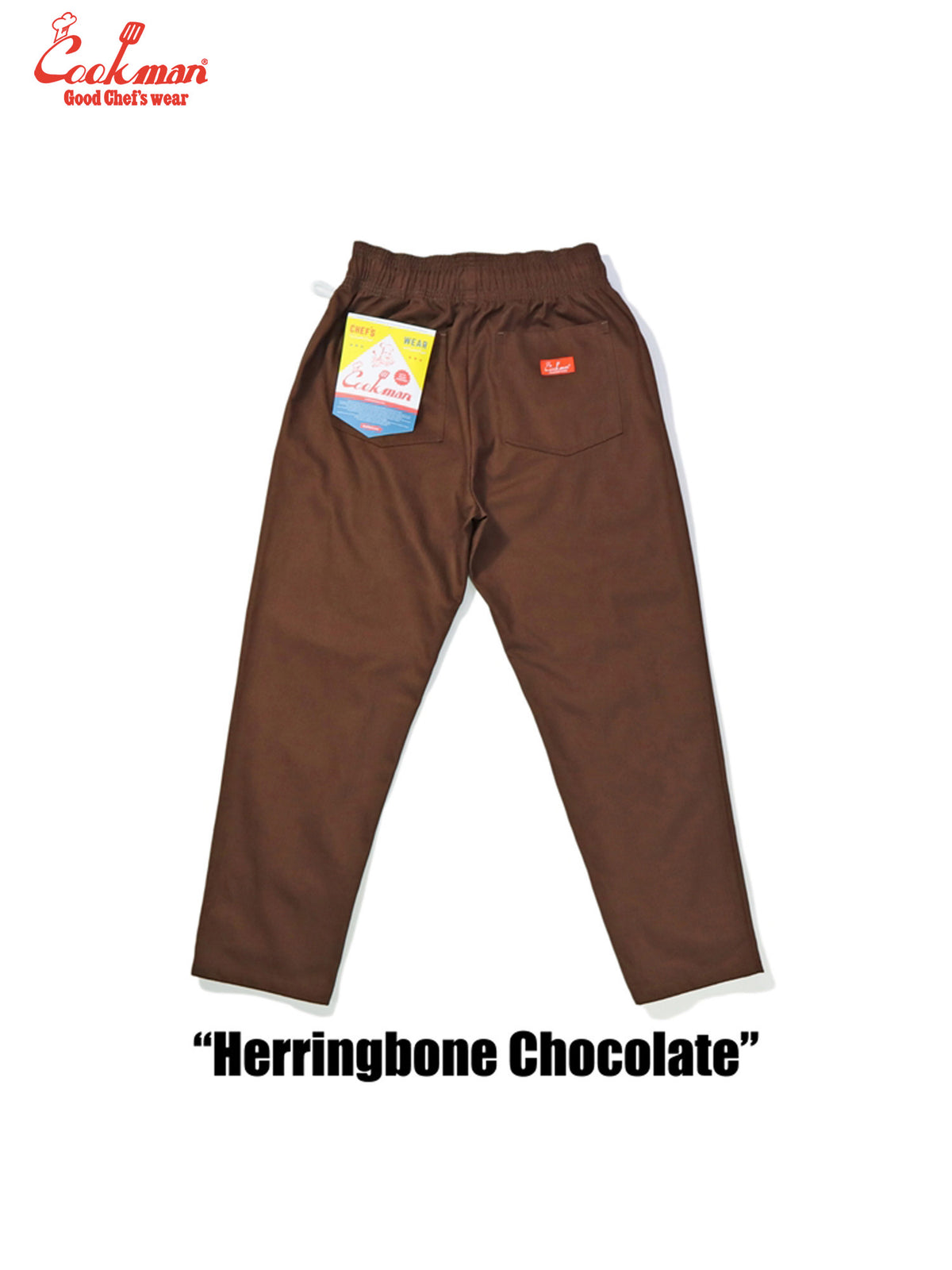 Chef Pants - Herringbone : Chocolate