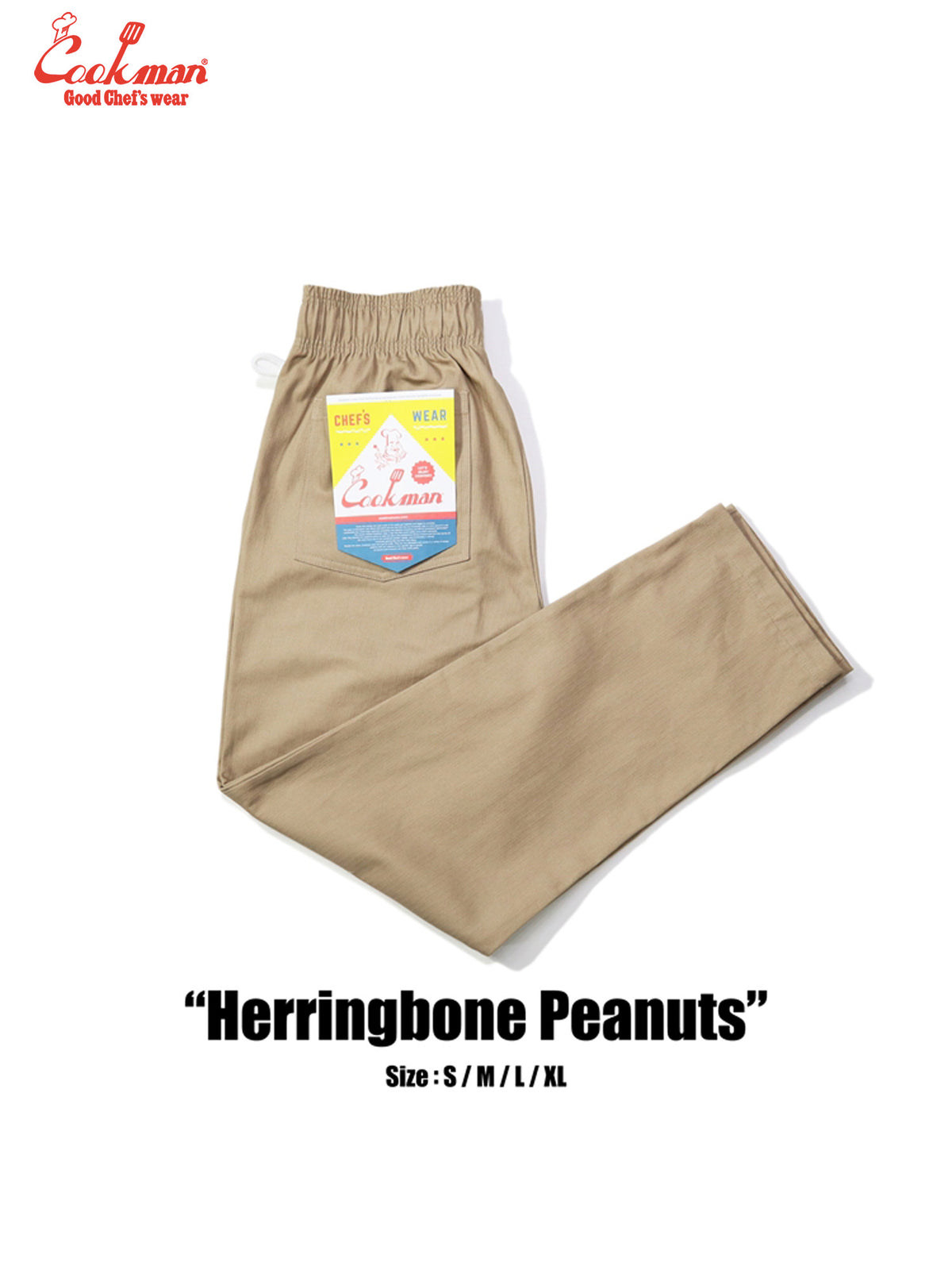 Chef Pants - Herringbone : Peanuts