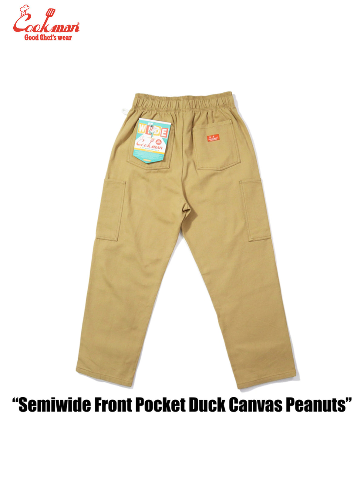 Chef Pants Semiwide - Front Pocket Duck Canvas : Peanuts