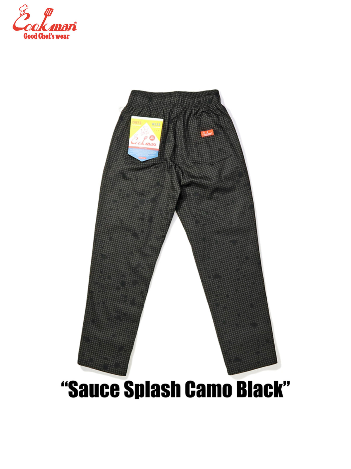 Chef Pants - Sauce Splash Camo : Black