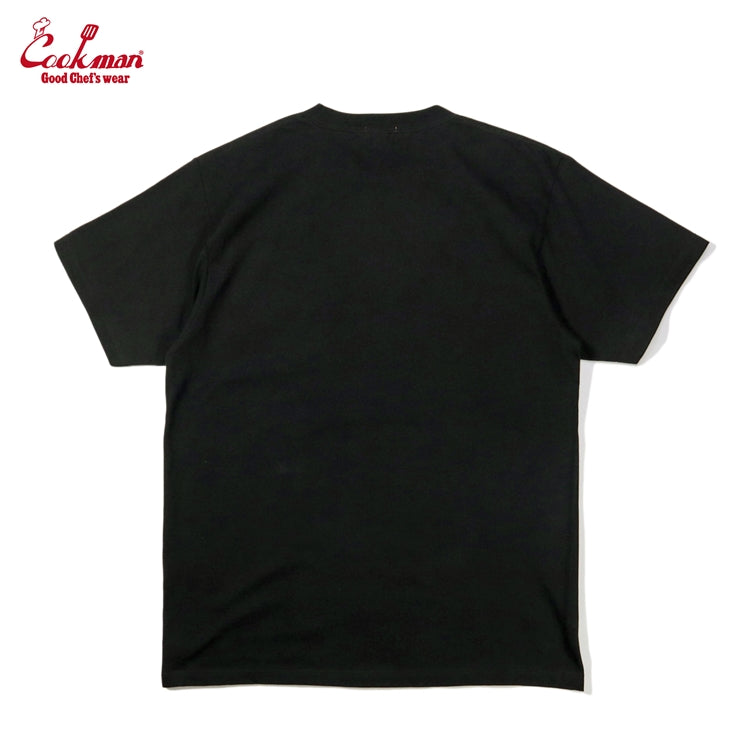 Cookman Embroidery Tees - Restaurant : Black