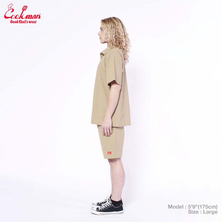 Cookman Work Shirts Short Sleeve Light - Peanuts