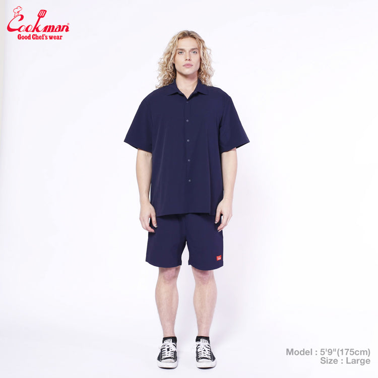 Cookman Work Shirts Short Sleeve Light - NAVY