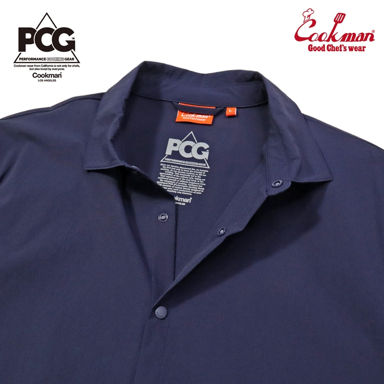 Cookman Work Shirts Short Sleeve Light - NAVY