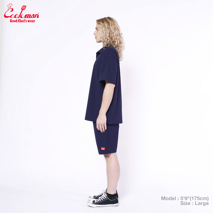 Cookman Work Shirts Short Sleeve Light - NAVY