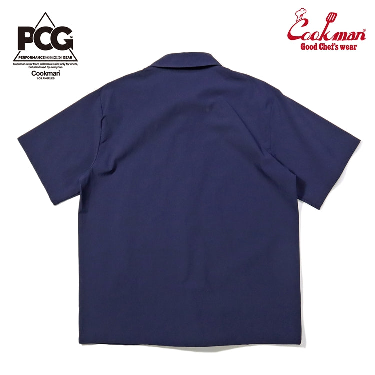 Cookman Work Shirts Short Sleeve Light - NAVY