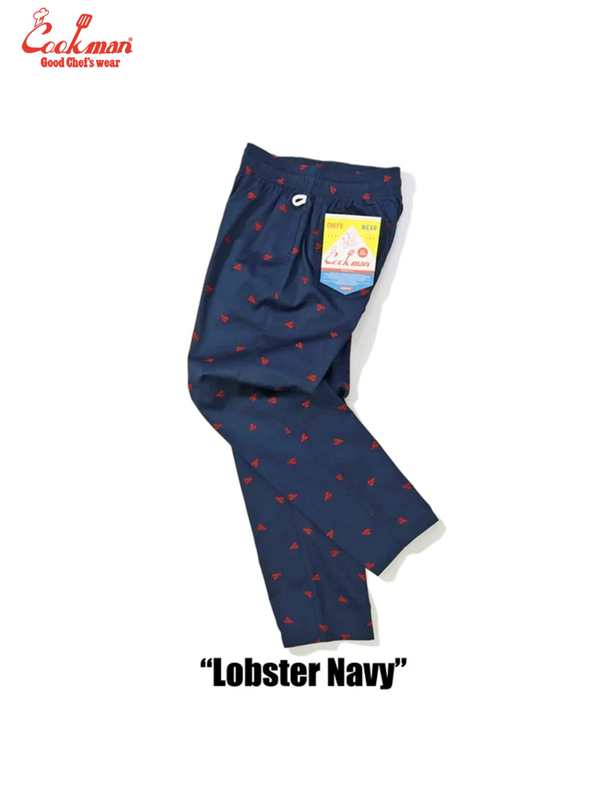Embroidery Chef Pants - Lobster : Navy