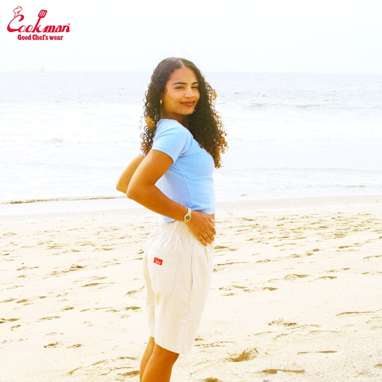 Cookman Chef Short Pants - Denim : Natural
