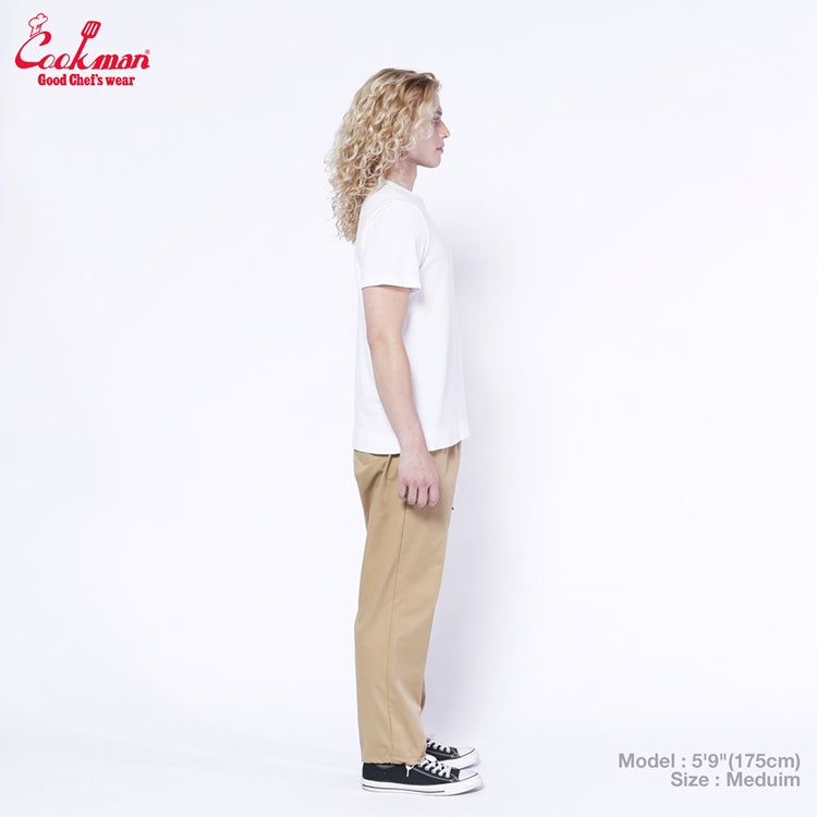 Cookman Chef Pants Semiwide - Black Belt : Peanuts