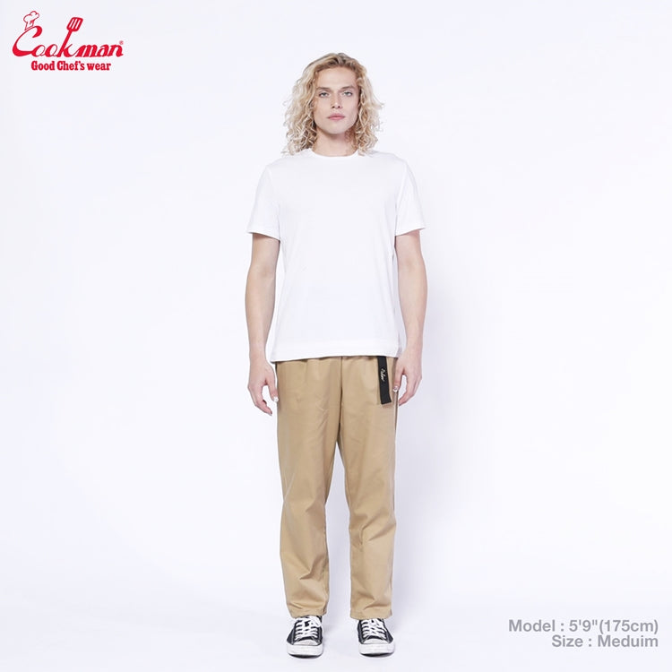 Cookman Chef Pants Semiwide - Black Belt : Peanuts