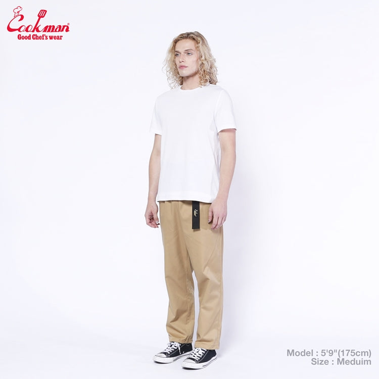 Cookman Chef Pants Semiwide - Black Belt : Peanuts