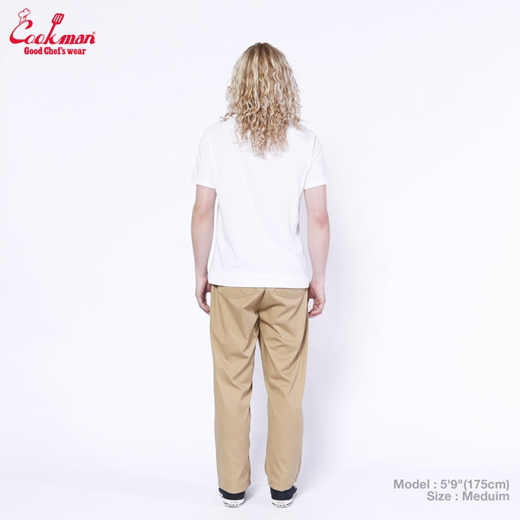 Cookman Chef Pants Semiwide - Black Belt : Peanuts