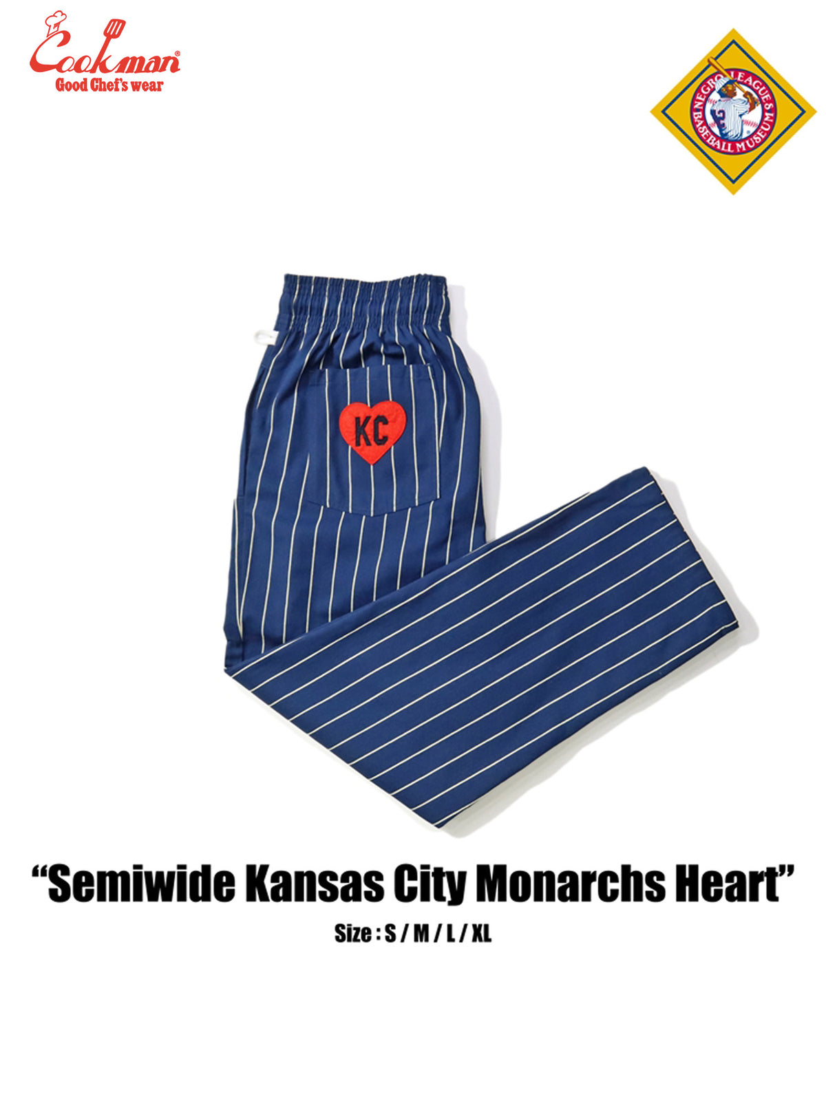 Chef Pants Semiwide - Kansas City Monarchs Heart