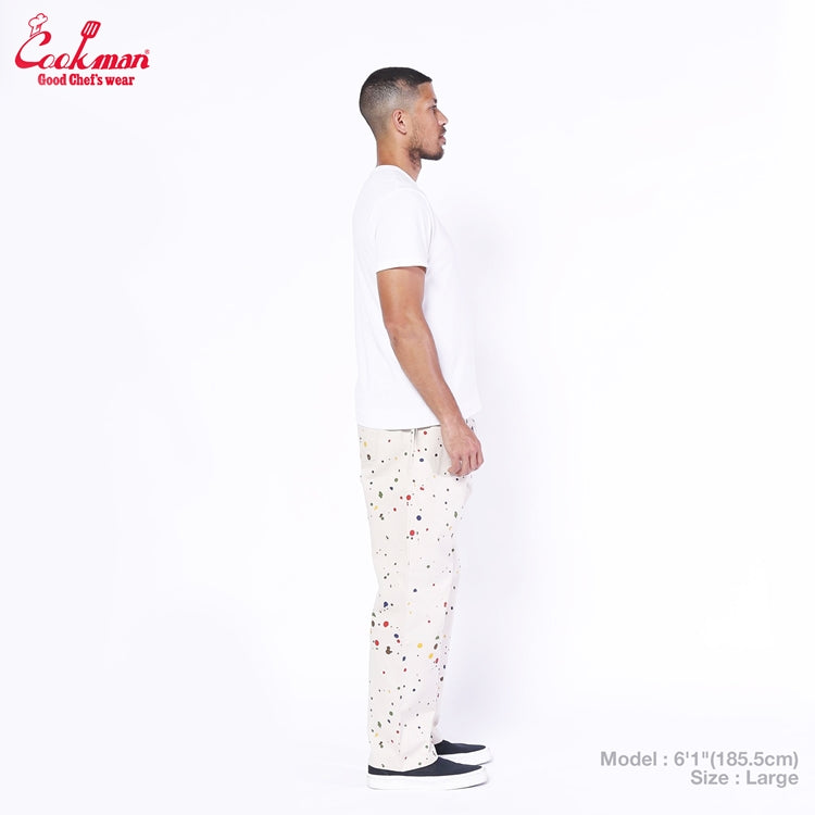 Cookman Chef Pants Semiwide - Sauce Splash : Beige