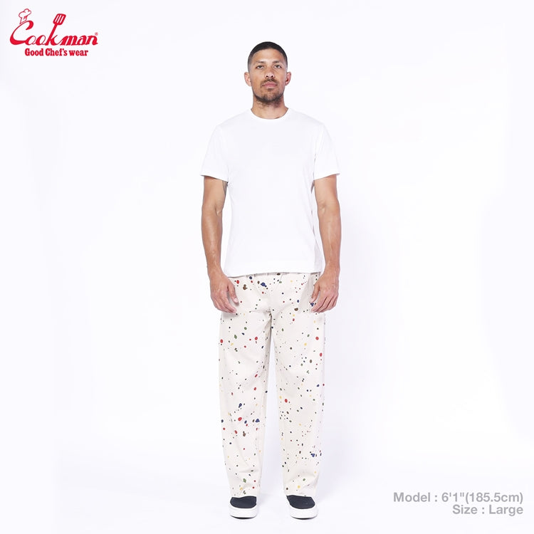 Cookman Chef Pants Semiwide - Sauce Splash : Beige