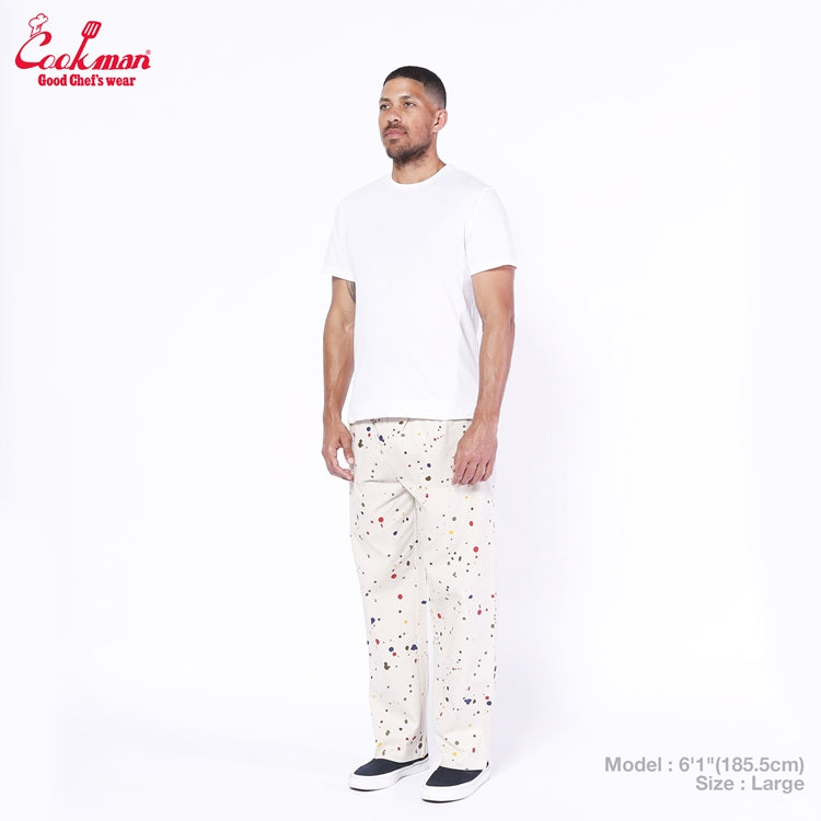 Cookman Chef Pants Semiwide - Sauce Splash : Beige