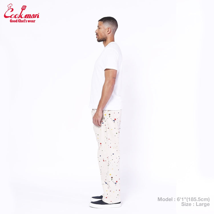 Cookman Chef Pants Semiwide - Sauce Splash : Beige