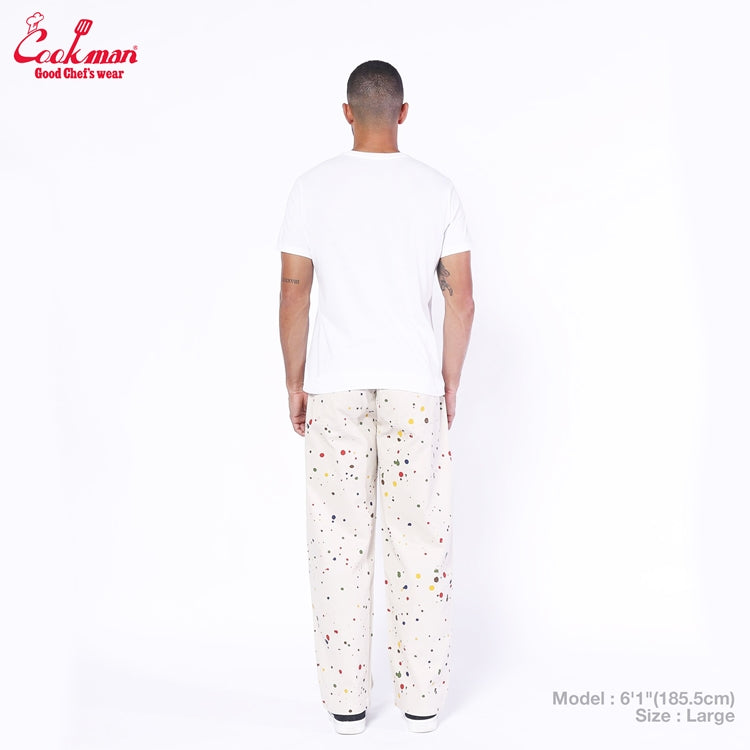 Cookman Chef Pants Semiwide - Sauce Splash : Beige