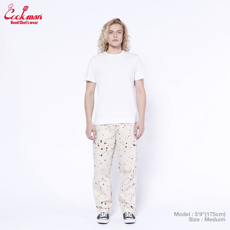 Cookman Chef Pants Semiwide - Sauce Splash : Beige