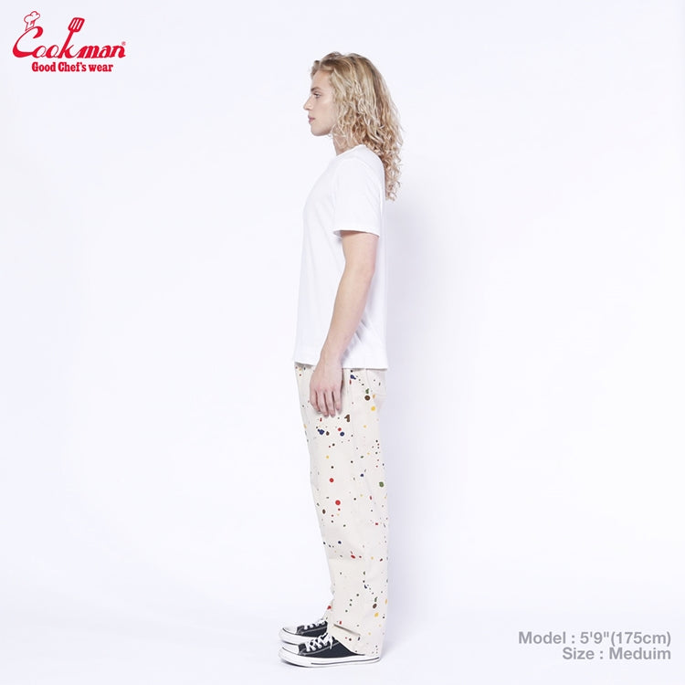 Cookman Chef Pants Semiwide - Sauce Splash : Beige