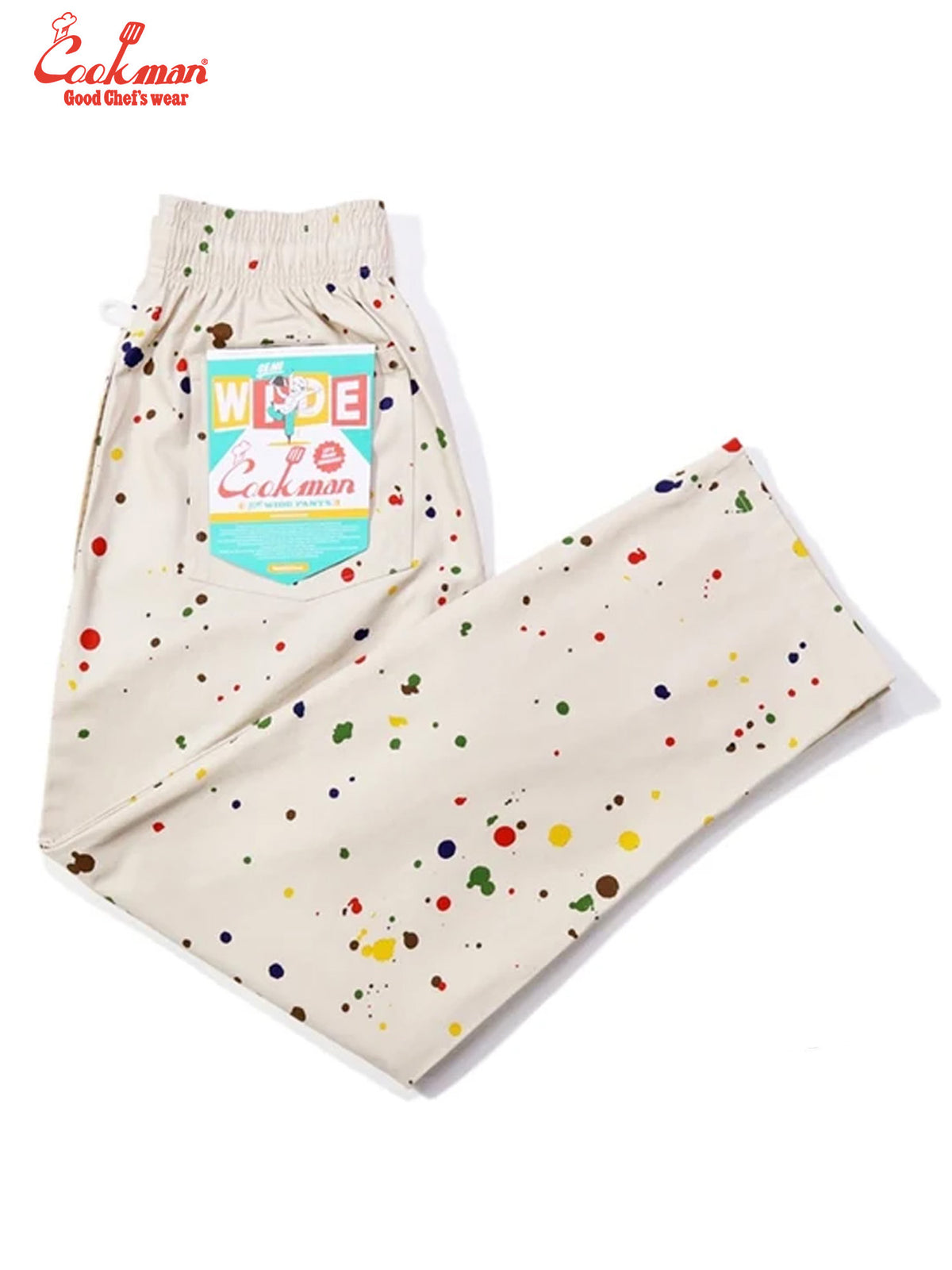 Chef Pants Semiwide - Sauce Splash : Beige