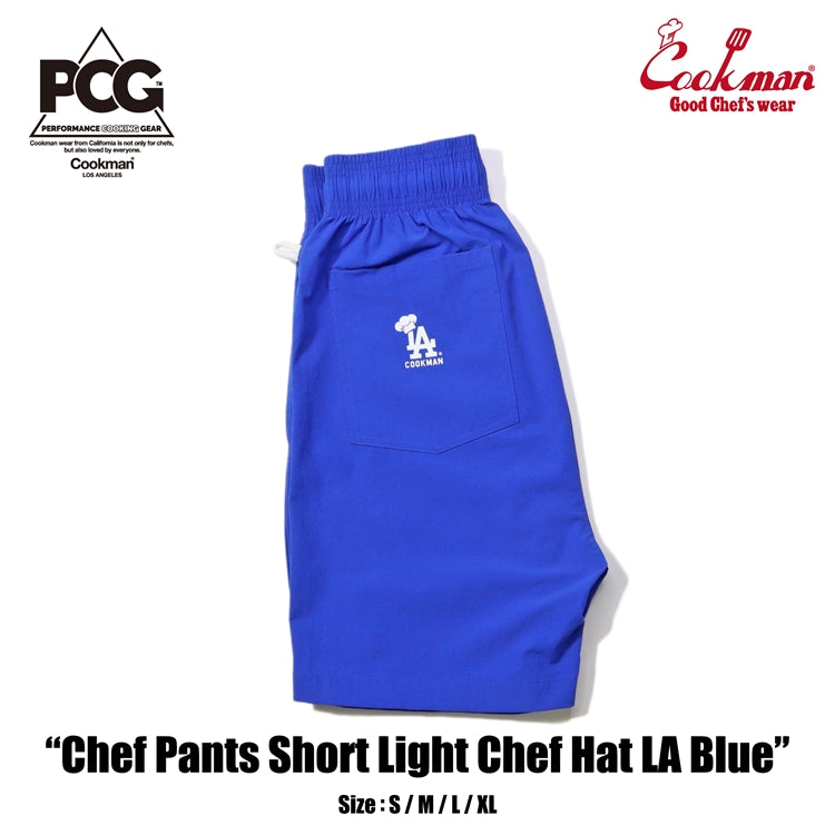 Cookman Chef Short Pants Light - Chef Hat LA : Blue