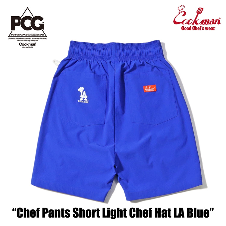 Cookman Chef Short Pants Light - Chef Hat LA : Blue