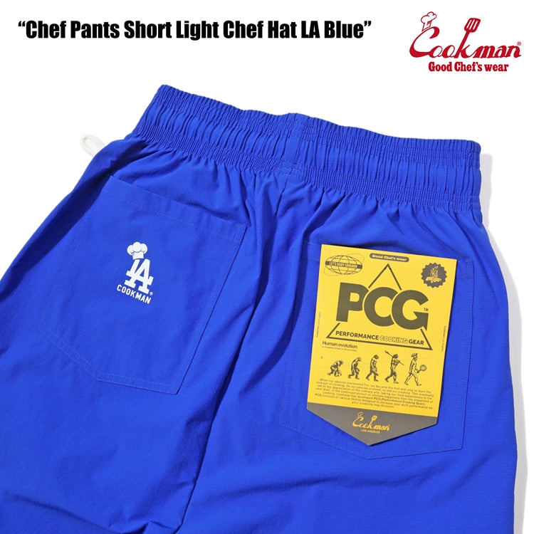 Cookman Chef Short Pants Light - Chef Hat LA : Blue
