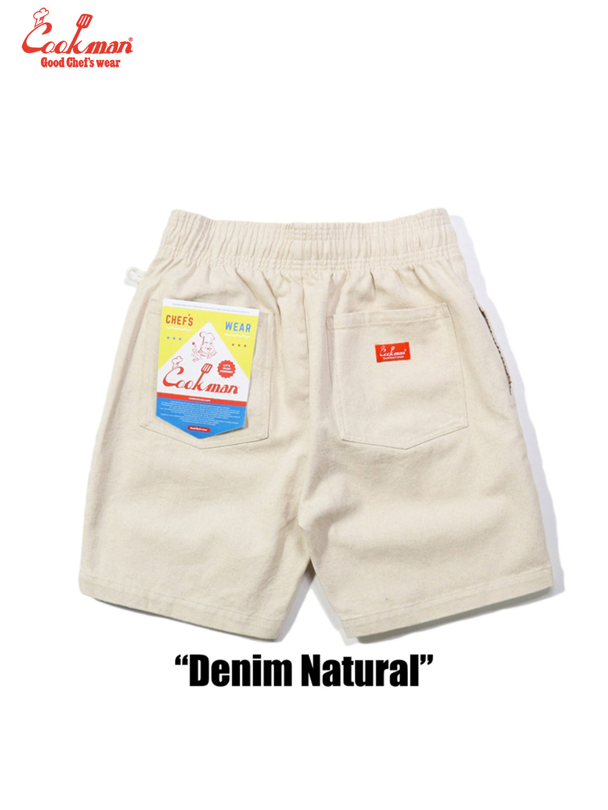 Chef Short Pants - Denim : Natural