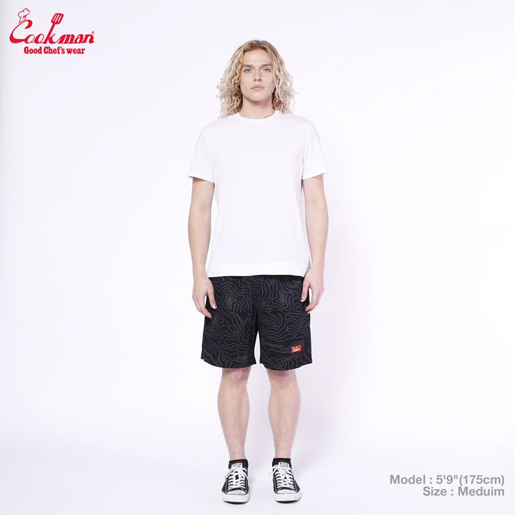 Cookman Chef Short Pants Front Pocket - Big Bear : Black