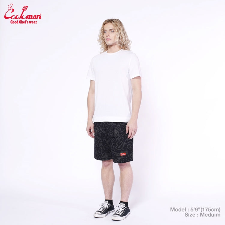 Cookman Chef Short Pants Front Pocket - Big Bear : Black