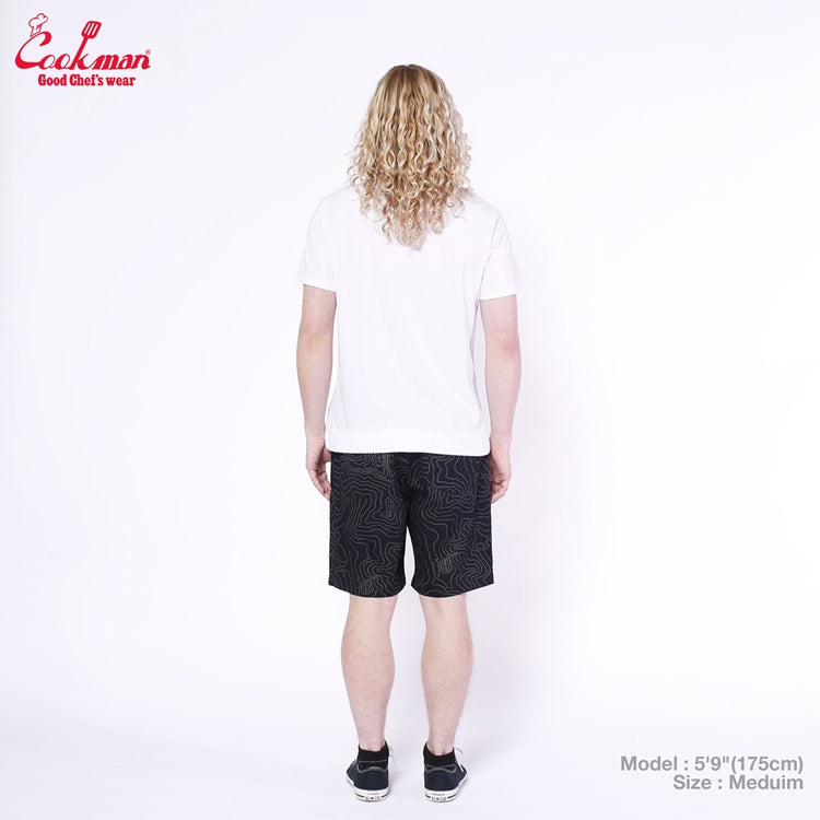 Cookman Chef Short Pants Front Pocket - Big Bear : Black