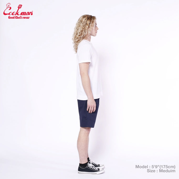 Cookman Chef Short Pants Front Pocket - Ripstop : Navy