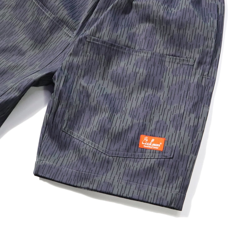 Cookman Chef Short Pants Front Pocket - Raindrop Camo : Gray