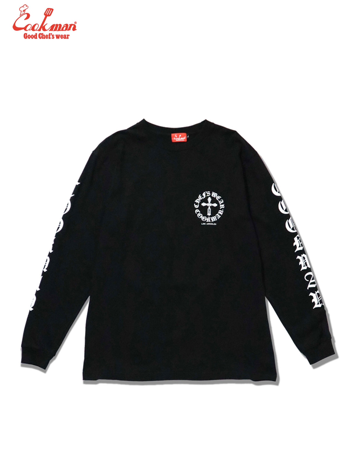 Long Sleeve Tees - Wine Opener : Black