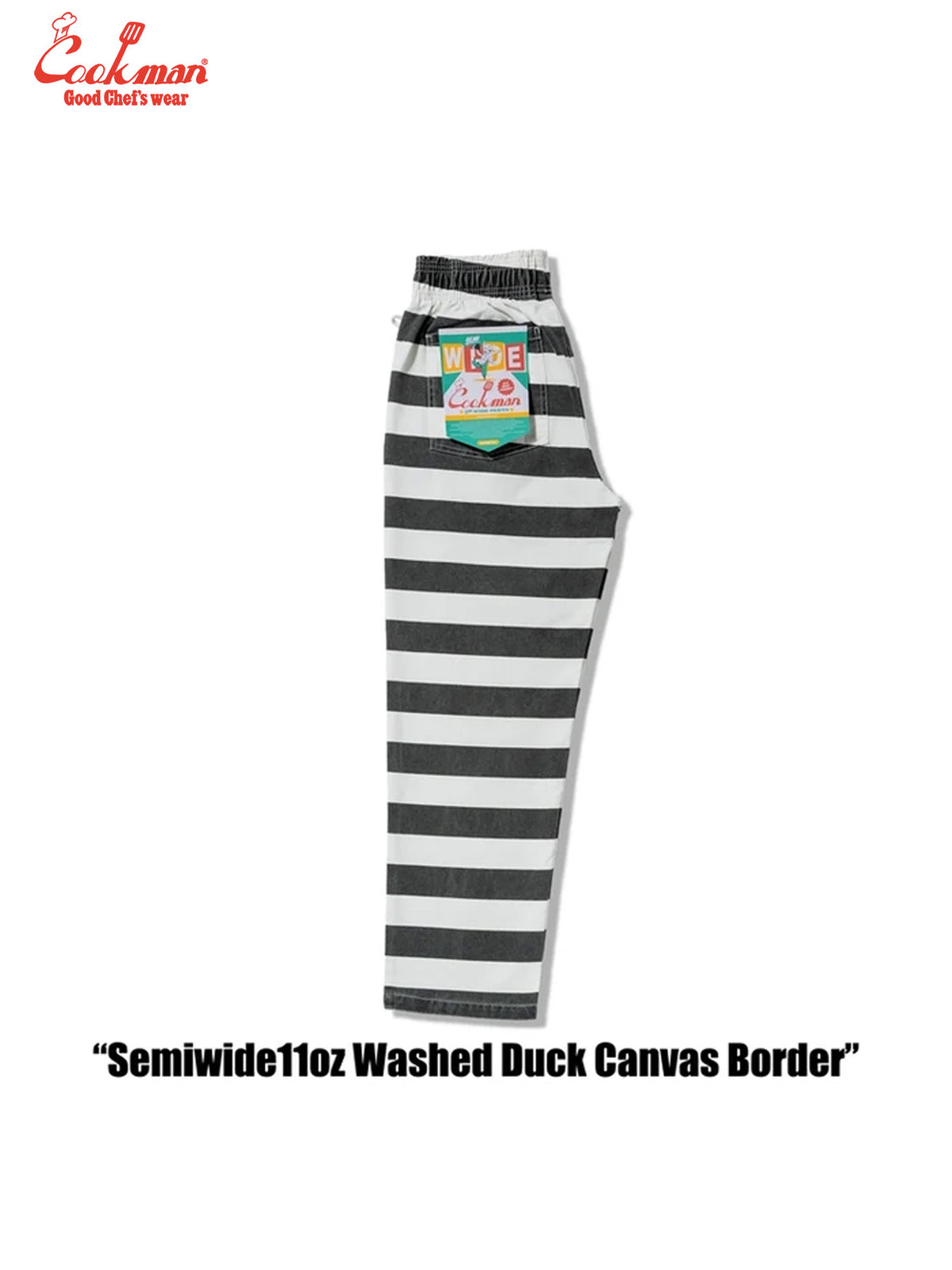 Chef Pants Semiwide - Washed Duck Canvas Border