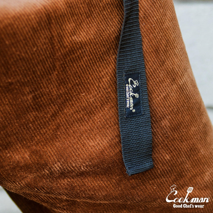 Cookman Chef Pants Semiwide - Black Belt Corduroy : Dark Brown