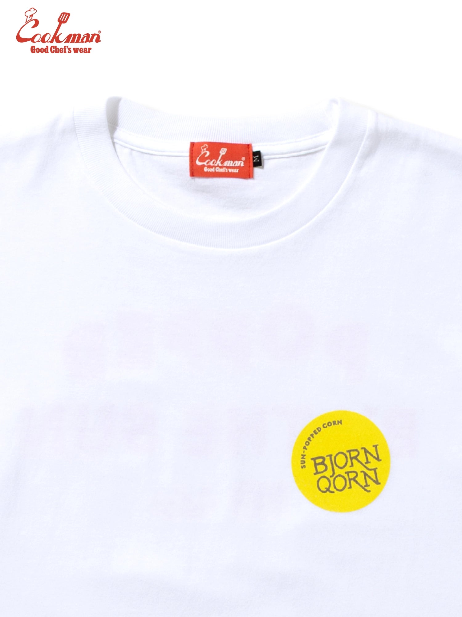 Tees - BjornQorn Popped by The Sun : White