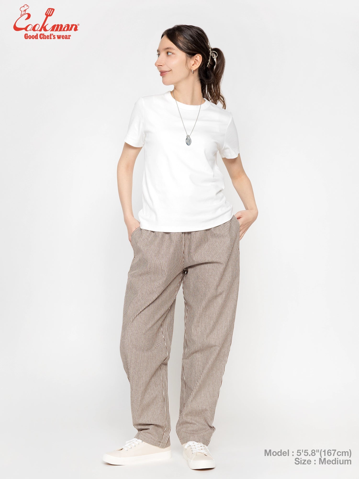 パンツ AT LAST & CO. HICKORY PANTS Chef Pants - Hickory : Brown
