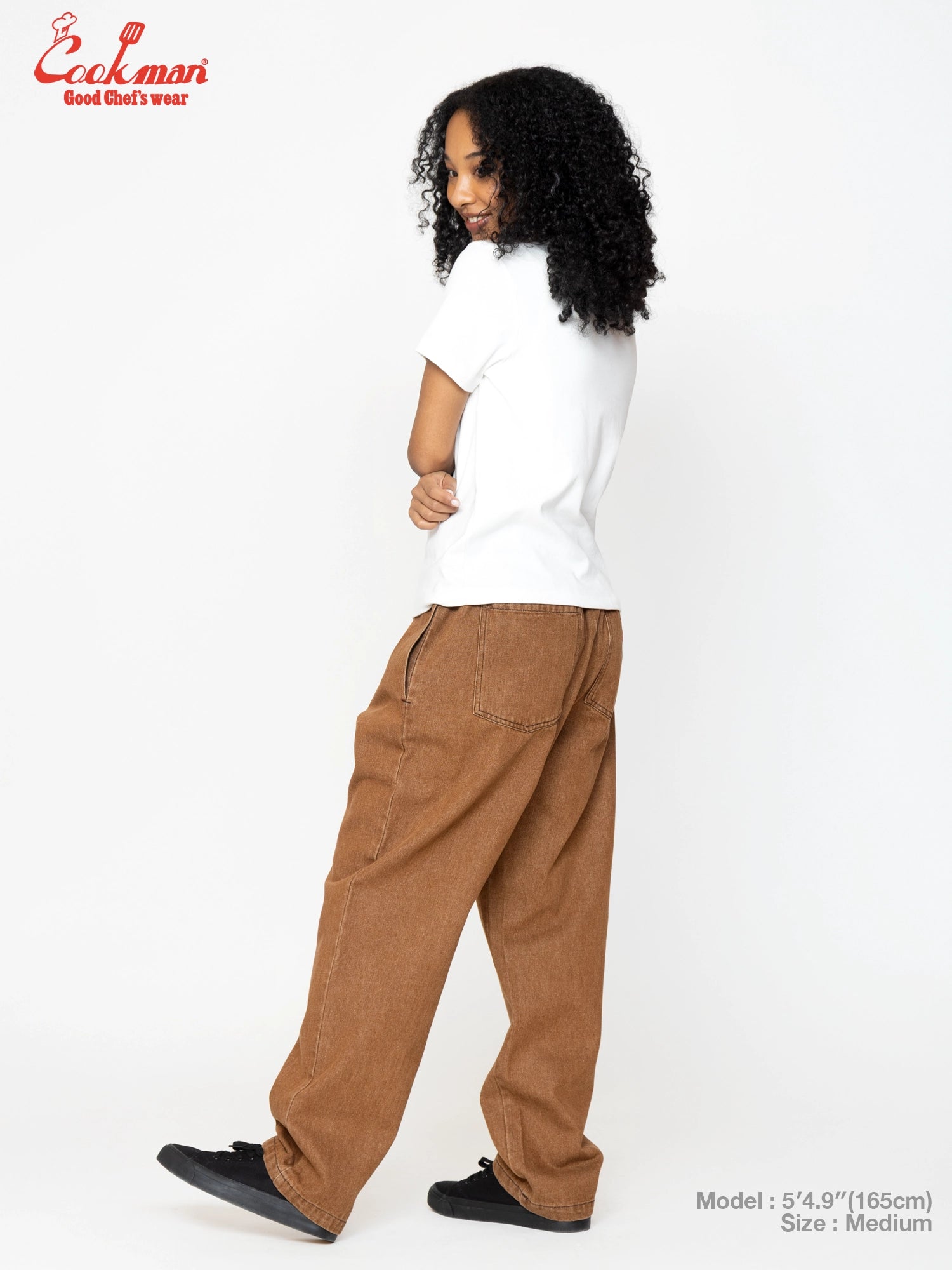 Chef Pants Semiwide - Denim : Brown