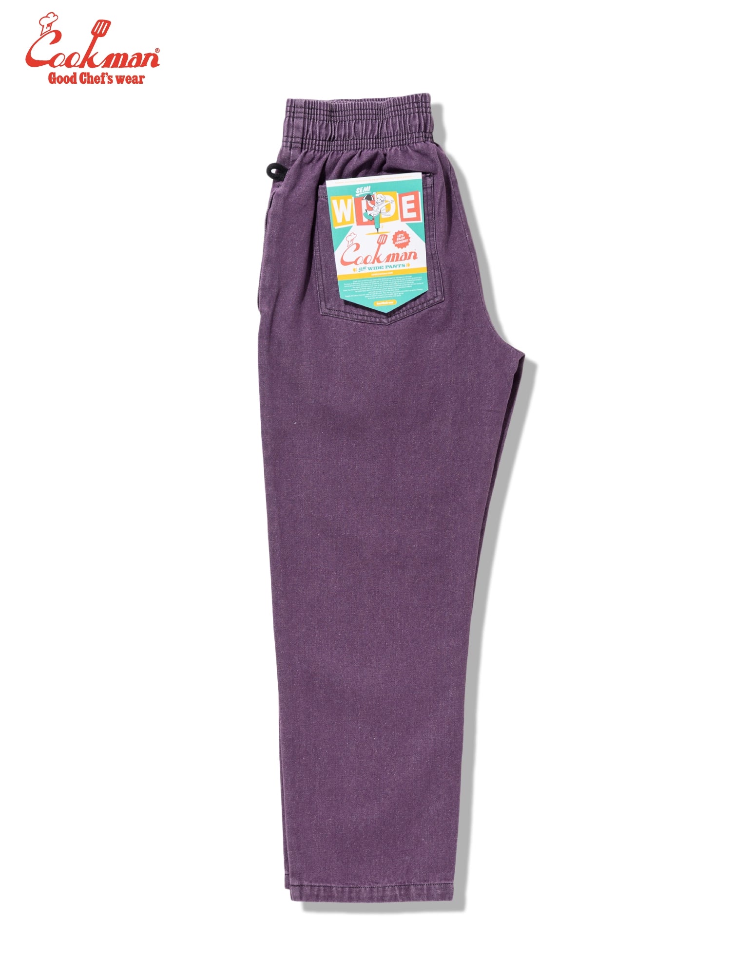 Chef Pants Semiwide - Denim : Purple