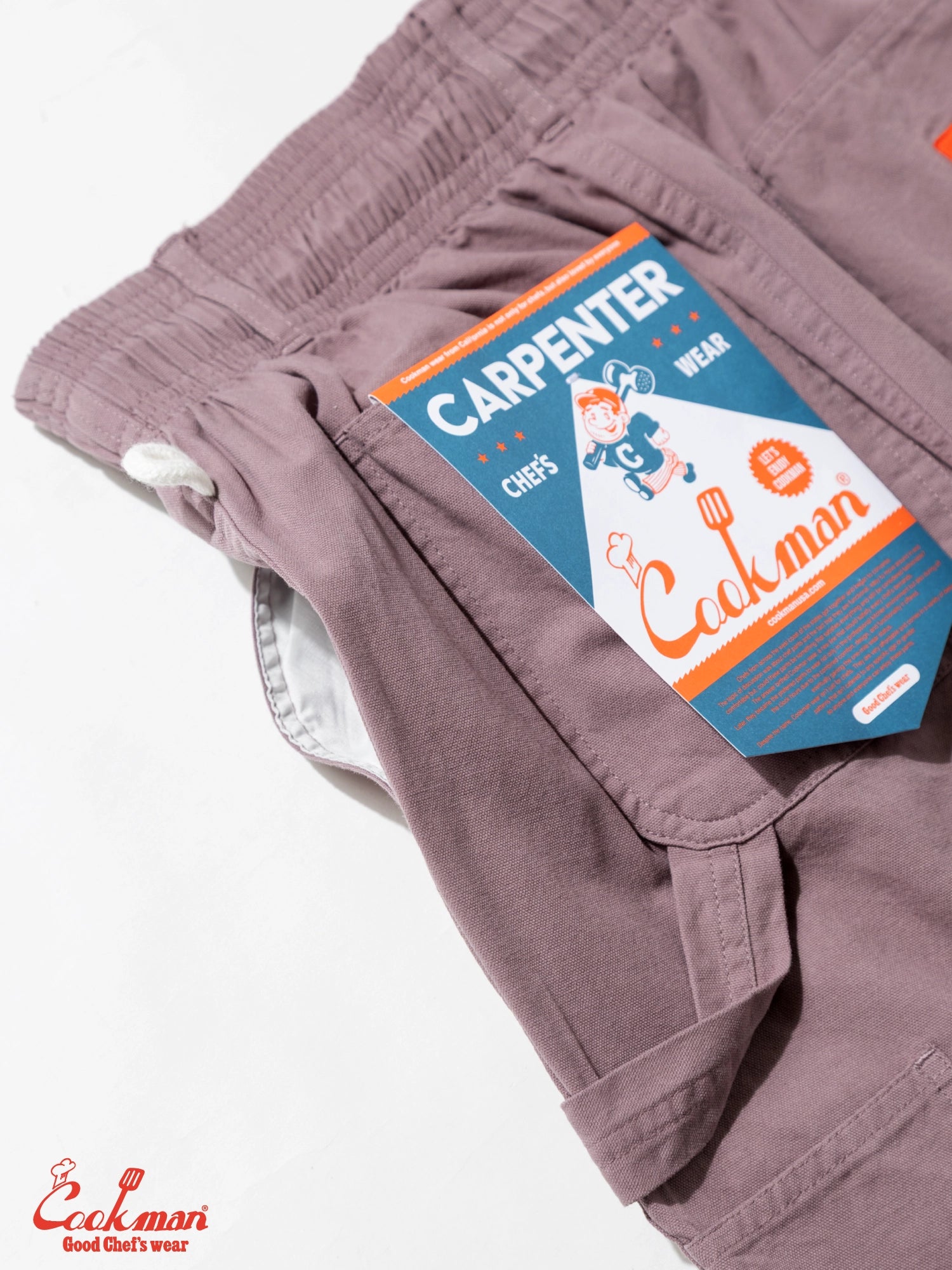 Cookman Carpenter's Pants : Canvas - Grayish Pink